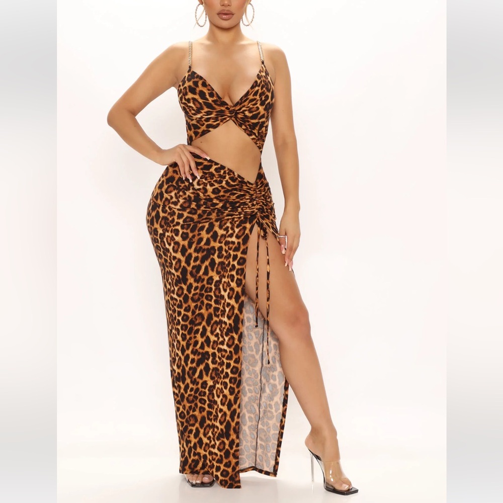 Fashion nova cheetah print dress